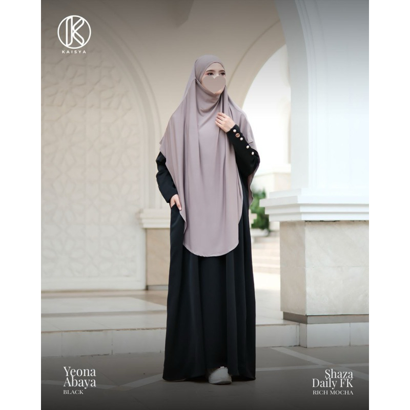 KAISYA-YEONA ABAYA AIRTECH/ABAYA BLACK/ABAYA UMROH/ABAYA HAJI/ABAYA HITAM/ABAYA POLOS