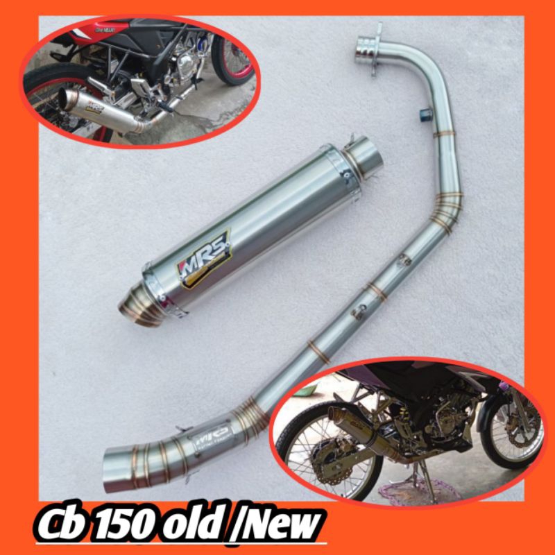 Knalpot Cb 150 R Old New Mrs Model JRM Full Set