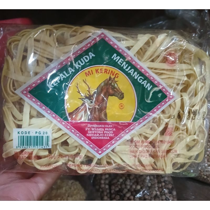 

MIE KERING PIPIH CAP KEPALA KUDA 100 GRAM