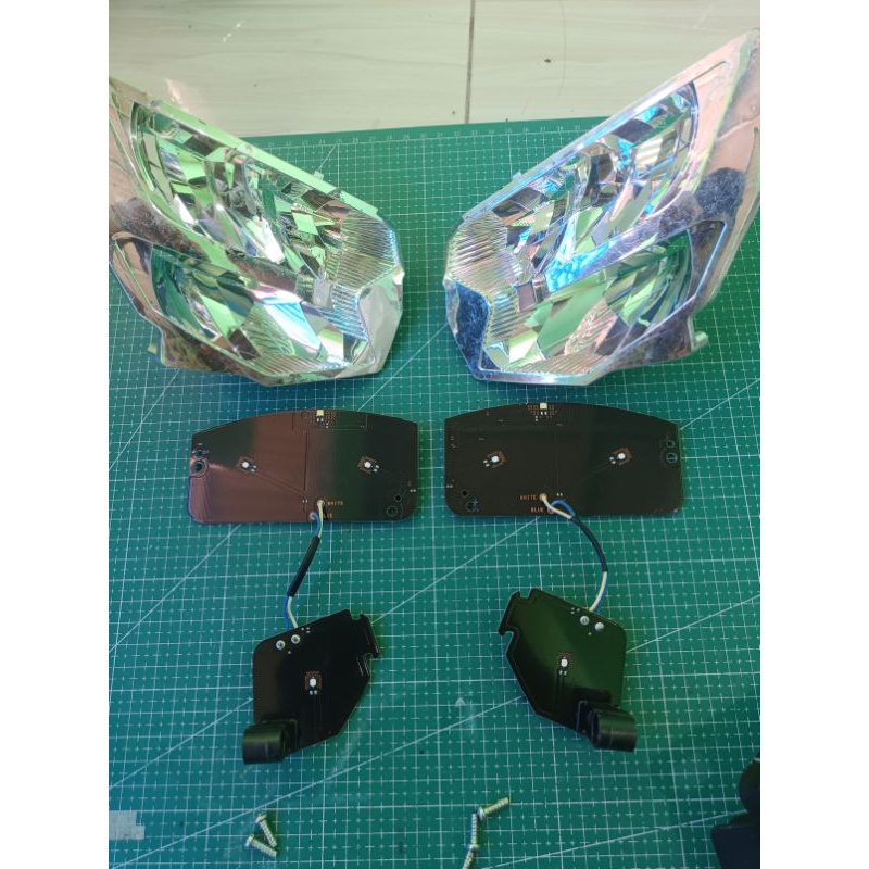 PCB lampu depan NMAX New. reflektor lampu depan NMAX New. papan lampu nmax new