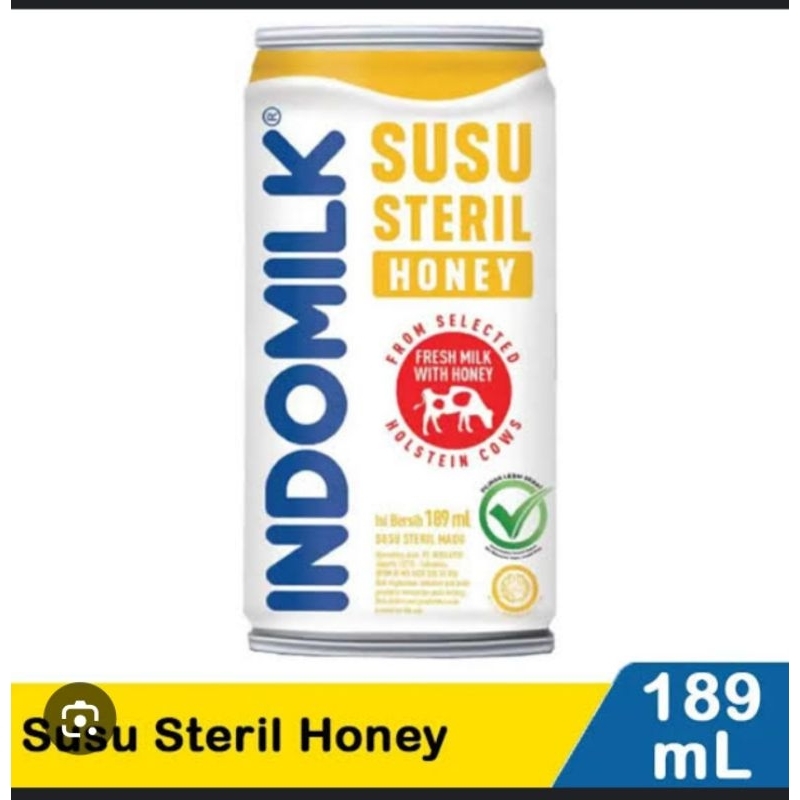 

Indomilk susu Steril Honey ( botol kuning ) 189ml