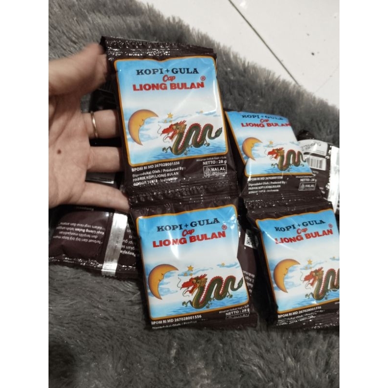 

Kopi Liong Bulan plus Gula 4pak (8 Renceng) BISA COD!!!