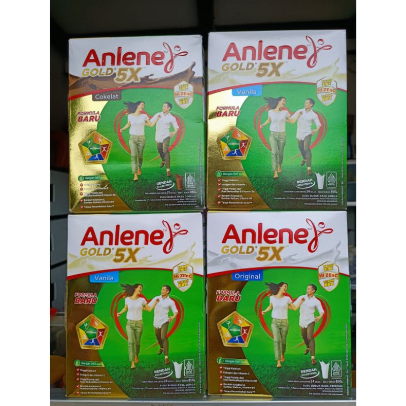 

Anlene Gold Rasa Vanila/Original/Cokelat ukuran 885gr/850gr