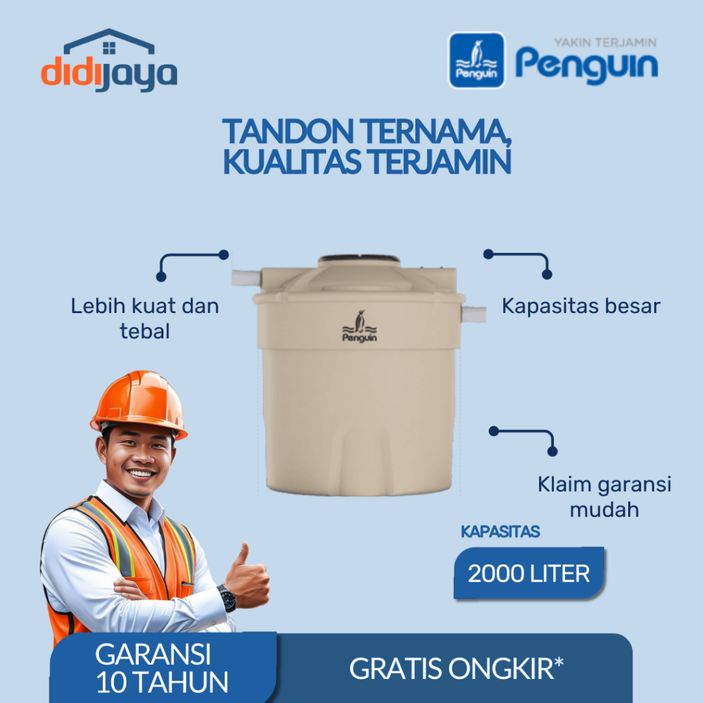 Septic Tank Biorotech Penguin BIO 200 2000 Liter | Septic Tank Biorotech