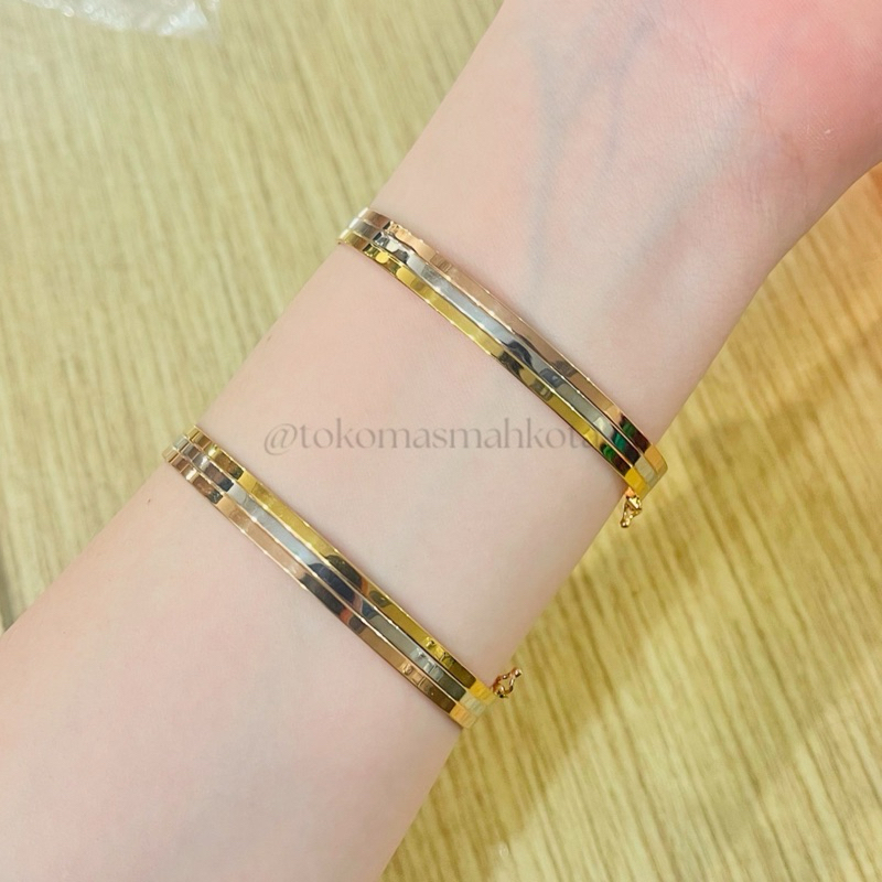 GELANG KERONCONG OVAL 3 WARNA 375