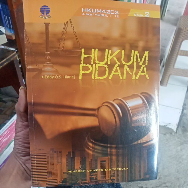 buku original hukum pidana edisi kedua cetakan tahun 2022 Eddy o.s hiariej