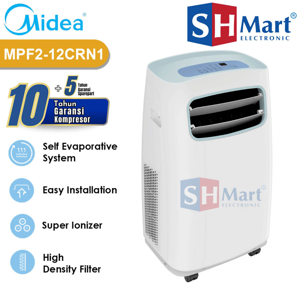 AC PORTABLE 1.5 PK MIDEA AC DORONG MPF2-12CRN1 GARANSI RESMI (MEDAN)