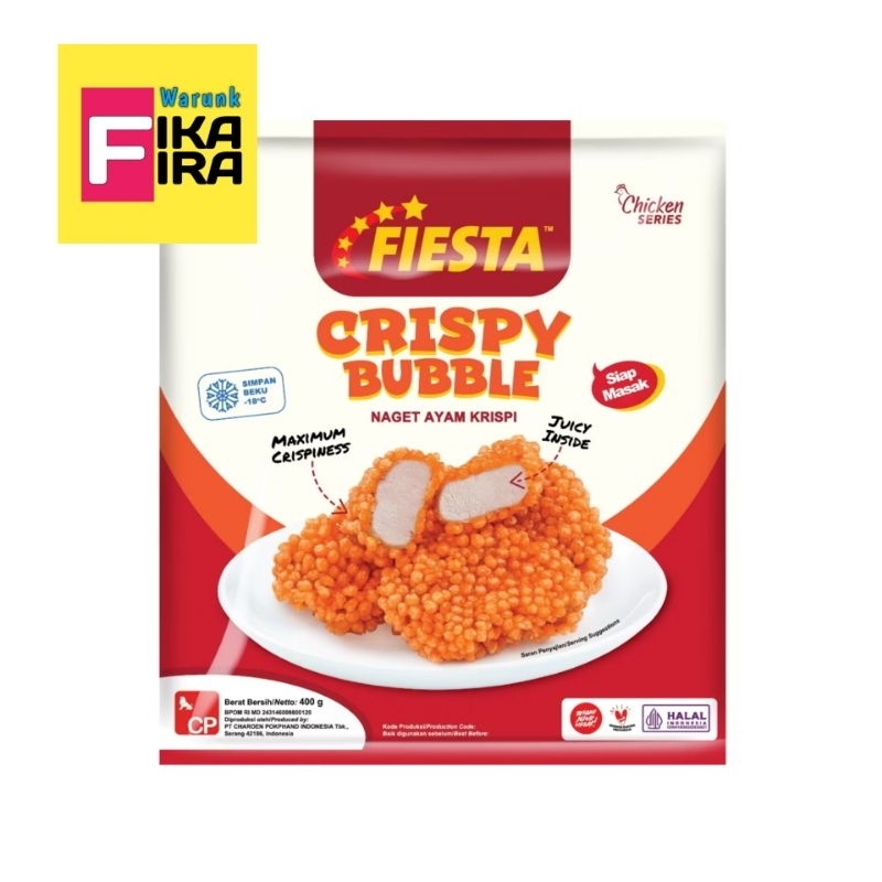 

FIESTA CRISPY BUBBLE NAGET AYAM 400GR