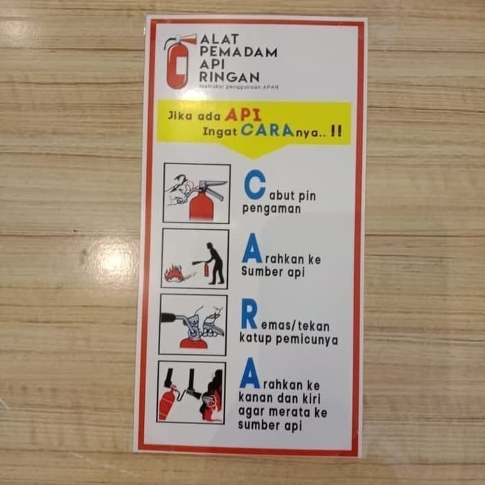 

SIGN STICKER CARA PENGGUNAAN APAR RAMBU APAR