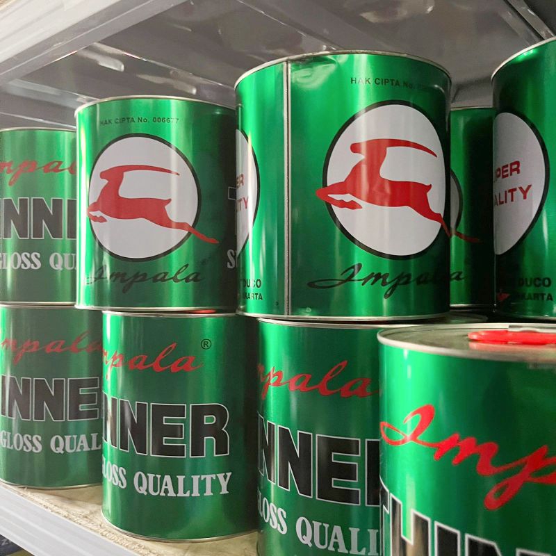 

Tiner Thinner Impala Galon Hijau Pengencer Cat Minyak Murah Meriah Ukuran Besar 5Lt RB9