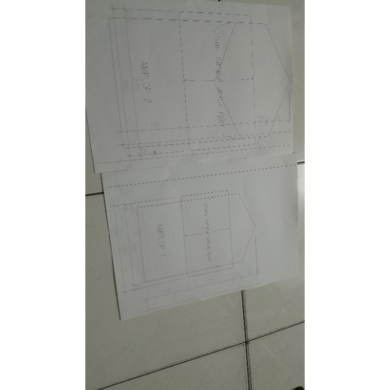 

pisau pond amplop 2 ukuran