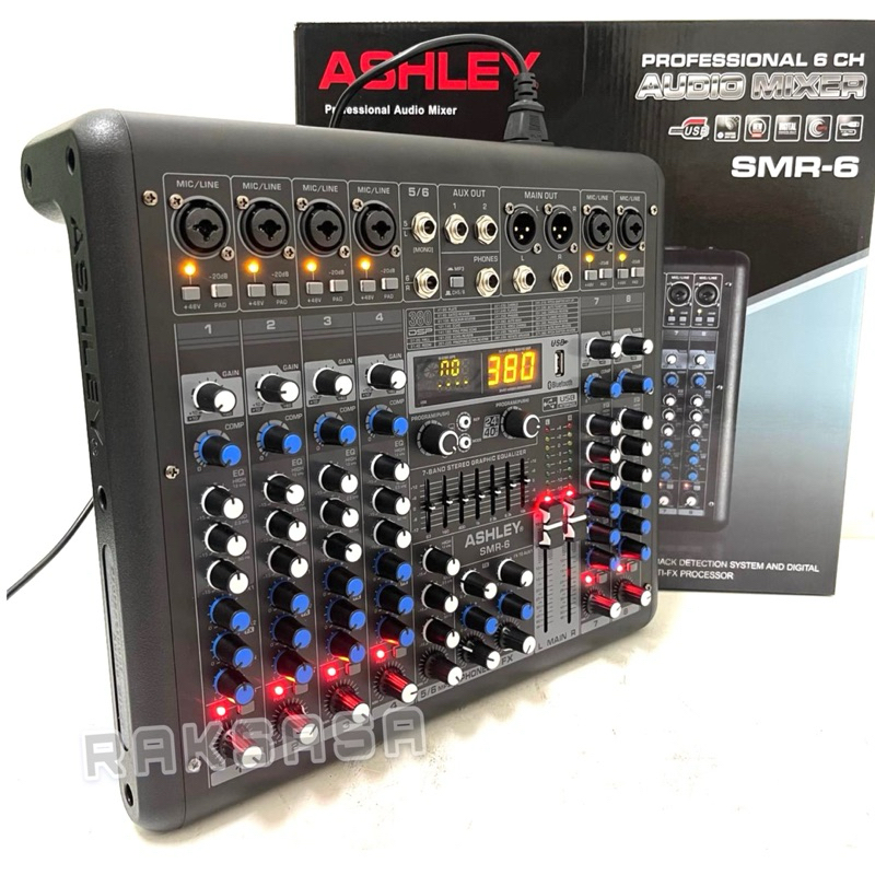 Mixer audio ashley smr 6 smr6 original Ashley SMR6 SMR 6