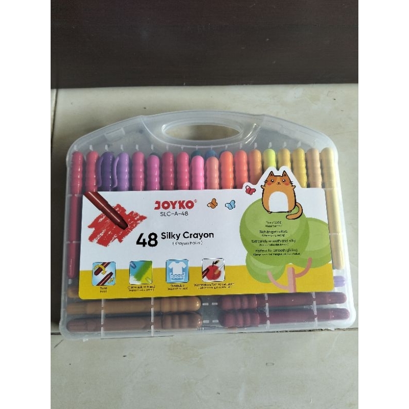

Silky Crayon Joyko isi 48 free brushpen Joyko