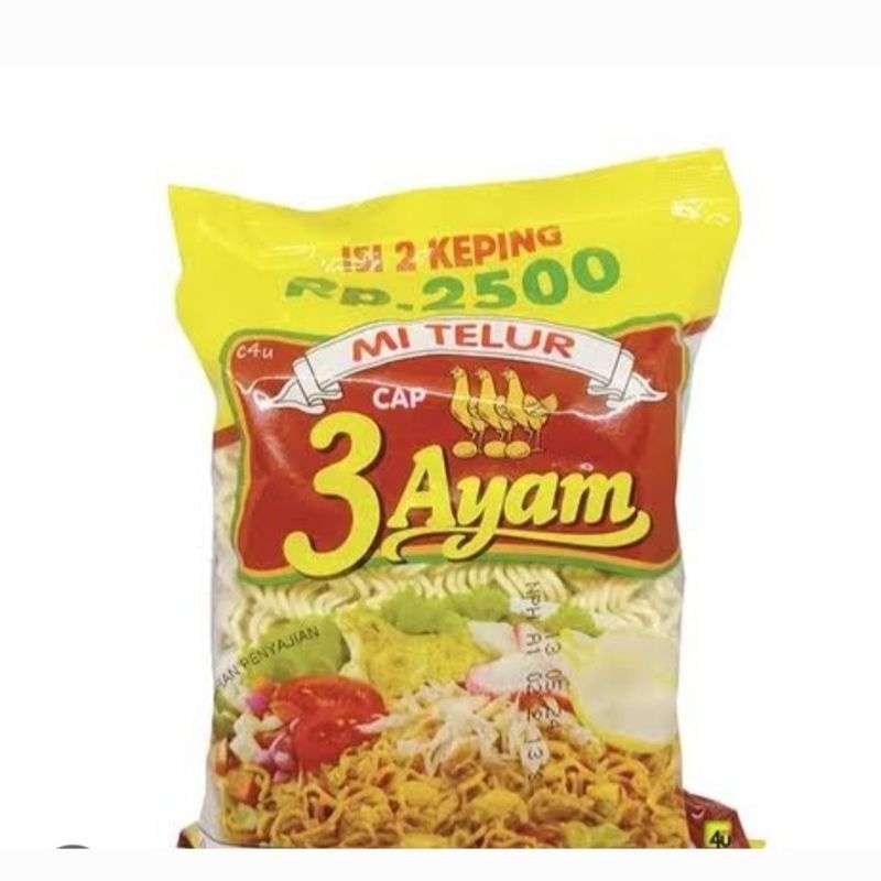 

MIE TELUR TIGA AYAM 1 KARDUS