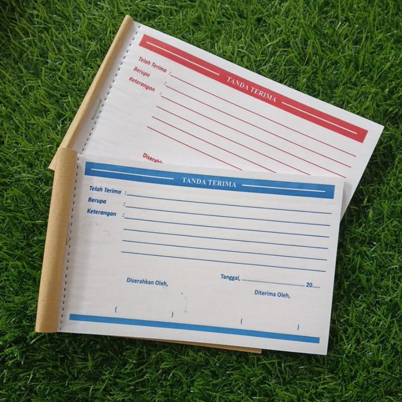 

NOTA TANDA TERIMA ISI 100 LEMBAR 50 SET UKURAN 1/4FOLIO 10,5cmX16,5cm READY STOK