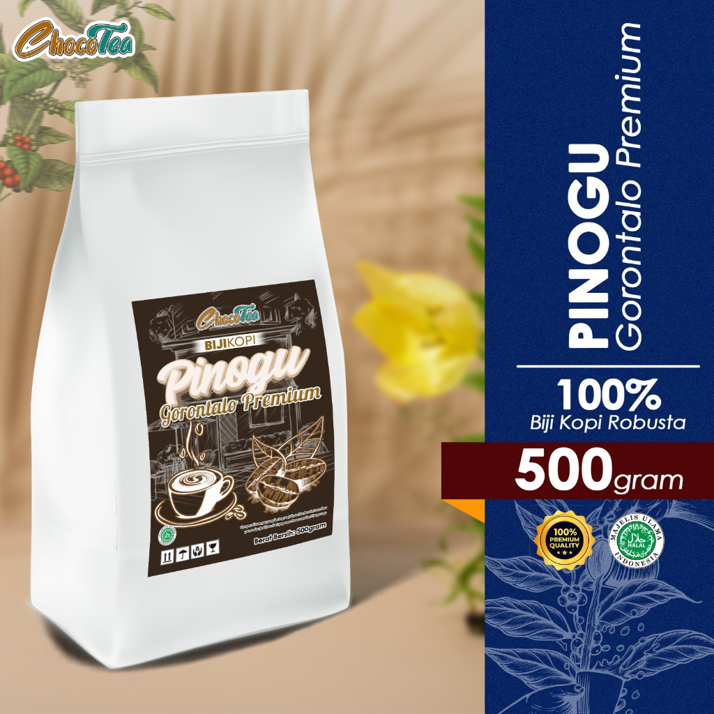 

BIJI KOPI PINOGU GORONTALO PREMIUM 500 GRAM / ROBUSTA COFFEE / ESPRESSO COFFEE