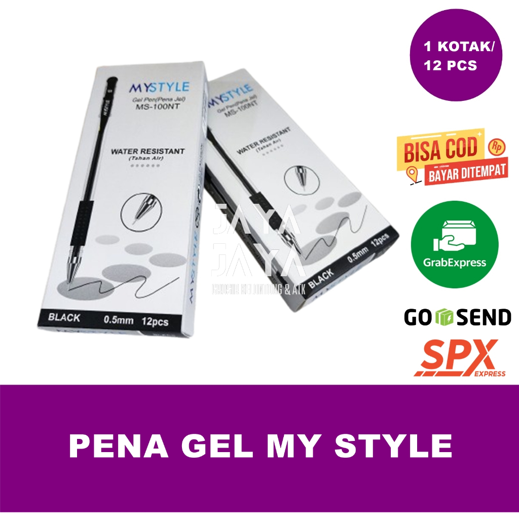 

1 Pak Isi 12 Pcs Pena Gell MY STYLE / Pena Gell MY STYLE MS - 100 & MS - 100 NT