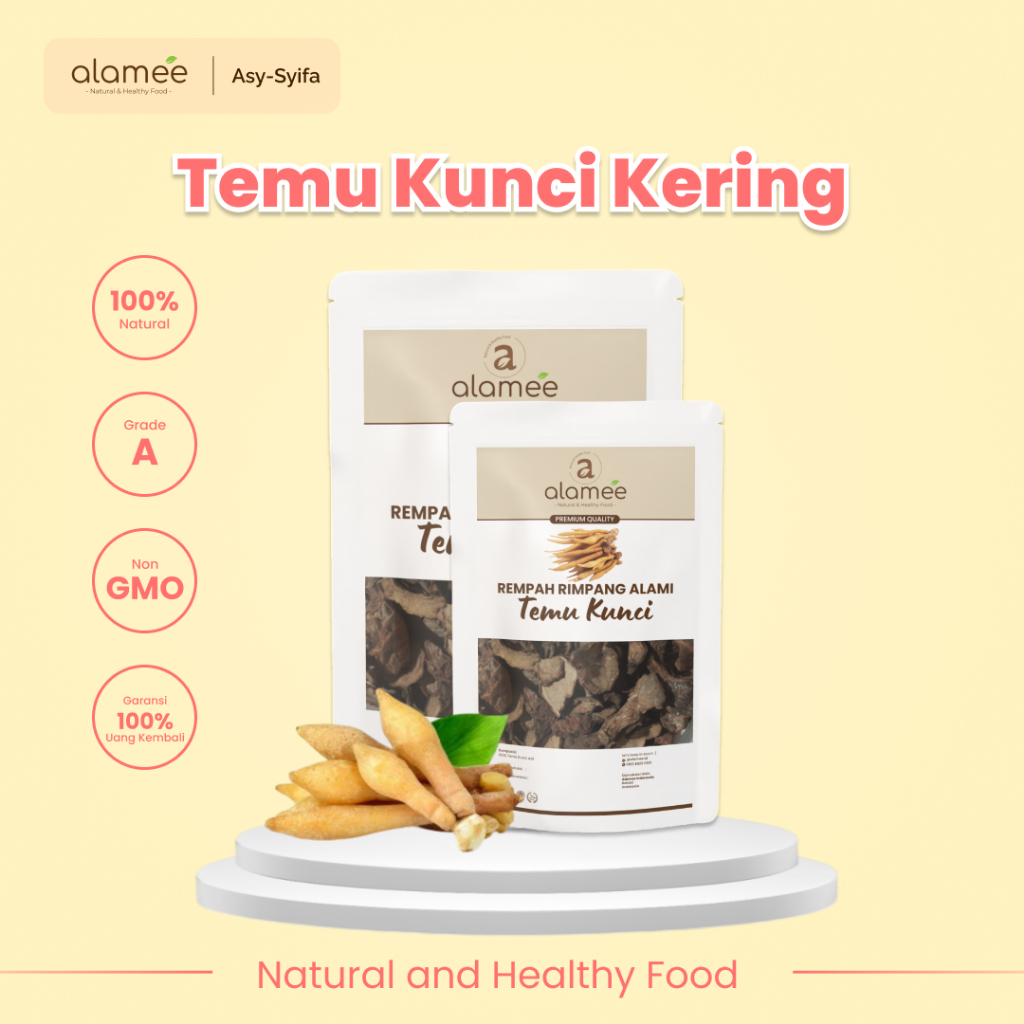 

ALAMEE Temu Kunci Kering Fingerroot Rempah Rimpang Alami Bumbu Masakan Dapur Masak Siap Saji