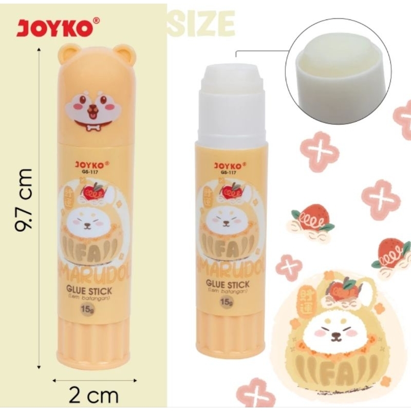 

Glue Stik Lem Batang Joyko GS-117 Damarudoll