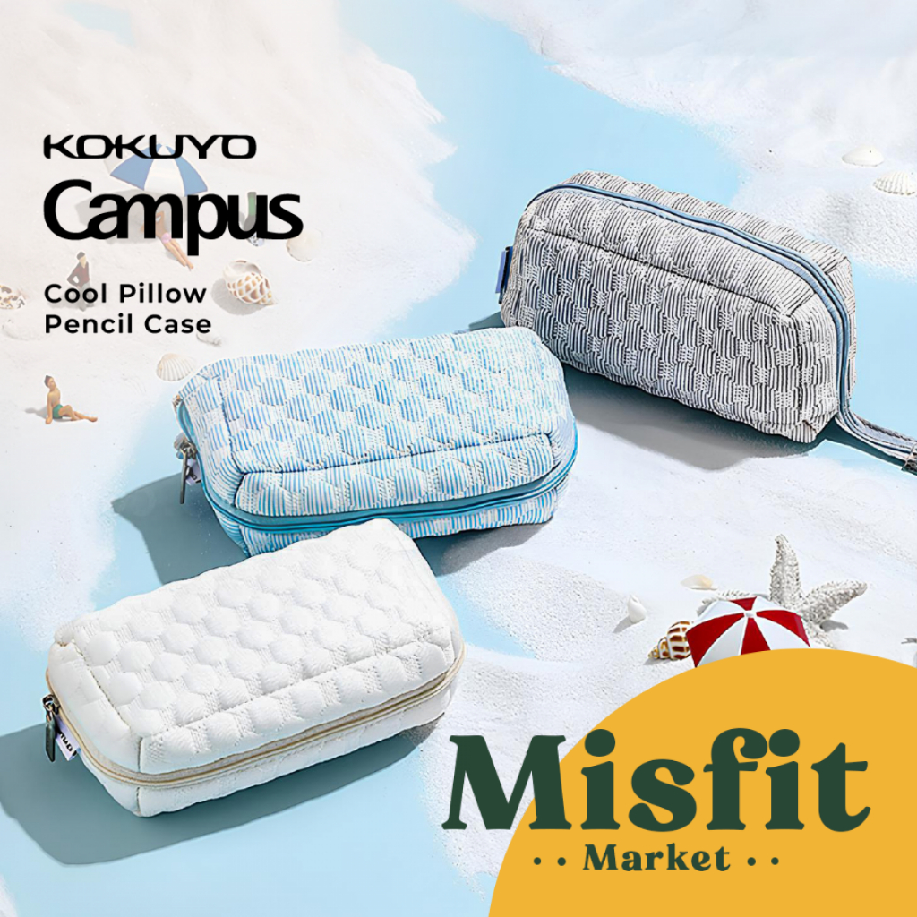 

Kokuyo Campus Nemu Nemu Cool Pillow Bag Pencil Case Storage Bag Pen Gadget Cosmetics Make Up Case