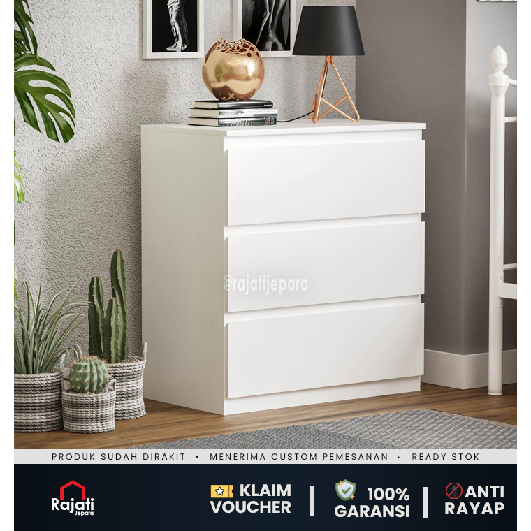 Meja Kamar Lemari Kecil Minimalis Lemari Laci Meja Nakas Kecil Meja Laci | RJMLTB2