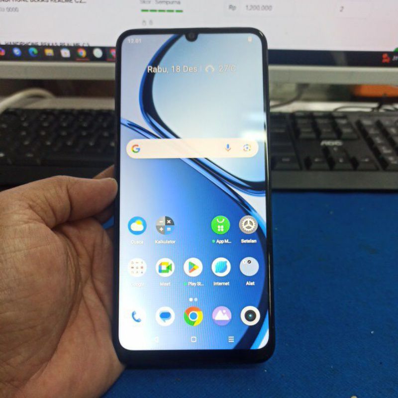 HANDPHONE BEKAS SECOND REALME C51S 6/128 NORMAL