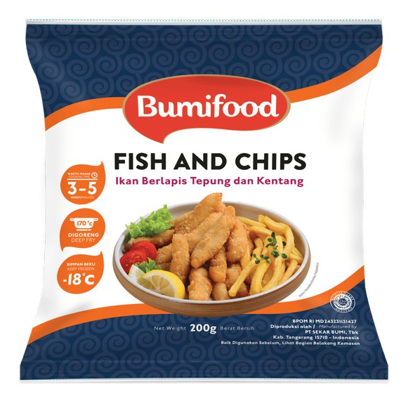 

BUMIFOOD FISH & CHIPS 200 GR