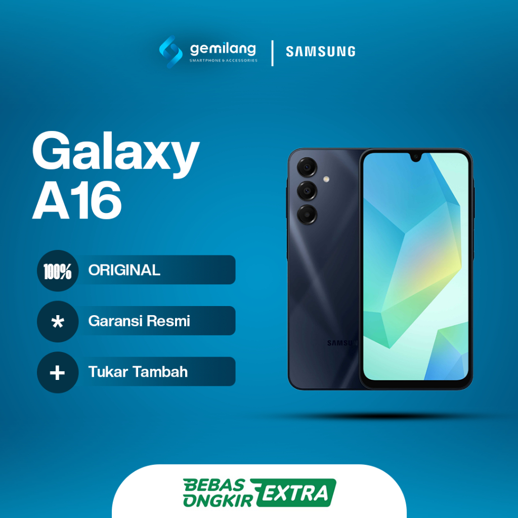 HP SAMSUNG GALAXY A16 4G RAM 8/128 | 8/256 MEDIATEK HELIO G99 WITH 50MP MAIN CAMERA | BATTERY 5000MA