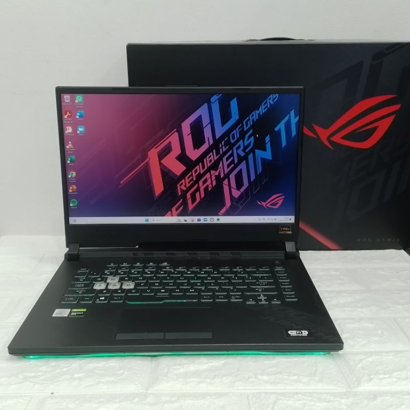 Laptop Asus Rog Strix G512LI Intel core i7-10750H RAM 8GB SSD 512GB VGA GTX 1650 Ti