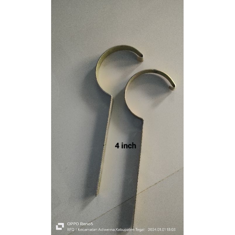 GANTUNGAN TALANG 4IN BULAT/BESI,BREKECT TALANG AIR PVC
