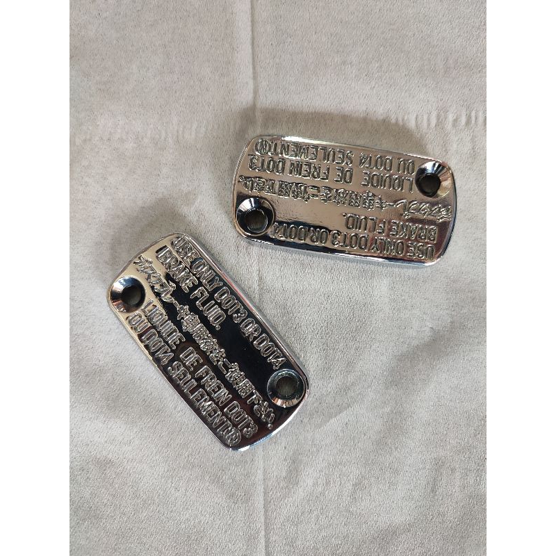 Tutup minyak rem model ori chrome celup beat vario110 vario 125/150 old spacy genio accessories moto