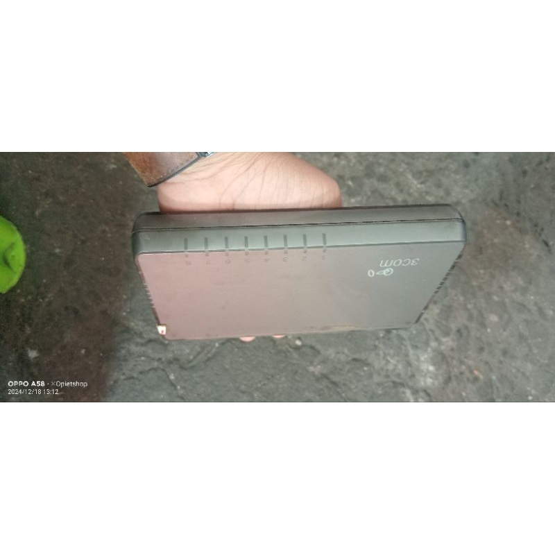 3Com 3CFSU08 switch 8port all port normal