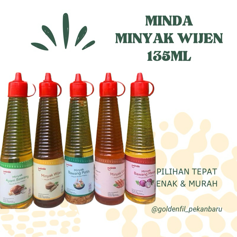 

Minyak wijen, minyak bawang, chili oil 135g
