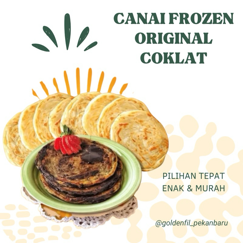 Roti canai frozen isi 5 / roti cane / roti maryam