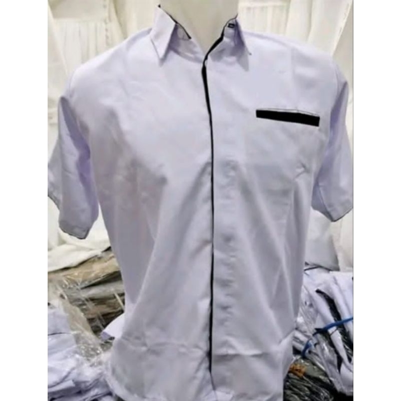 baju dinas putih hitam pria / baju kerja /ASN
