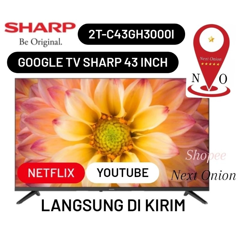 GOOGLE TV LED SHARP 43 INCH 32 INCH