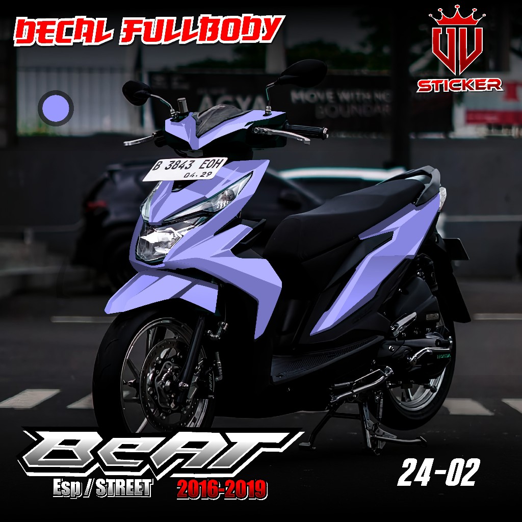 COD Sticker Decal Full Body Honda Beat Esp Street 2016 2017 2018 2019 Decal Sticker Beat Esp Street 