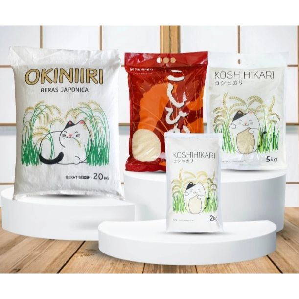 

Beras Jepang Sushi Japonica KOSHIHIkari Kemasan Asli 5kg Premium