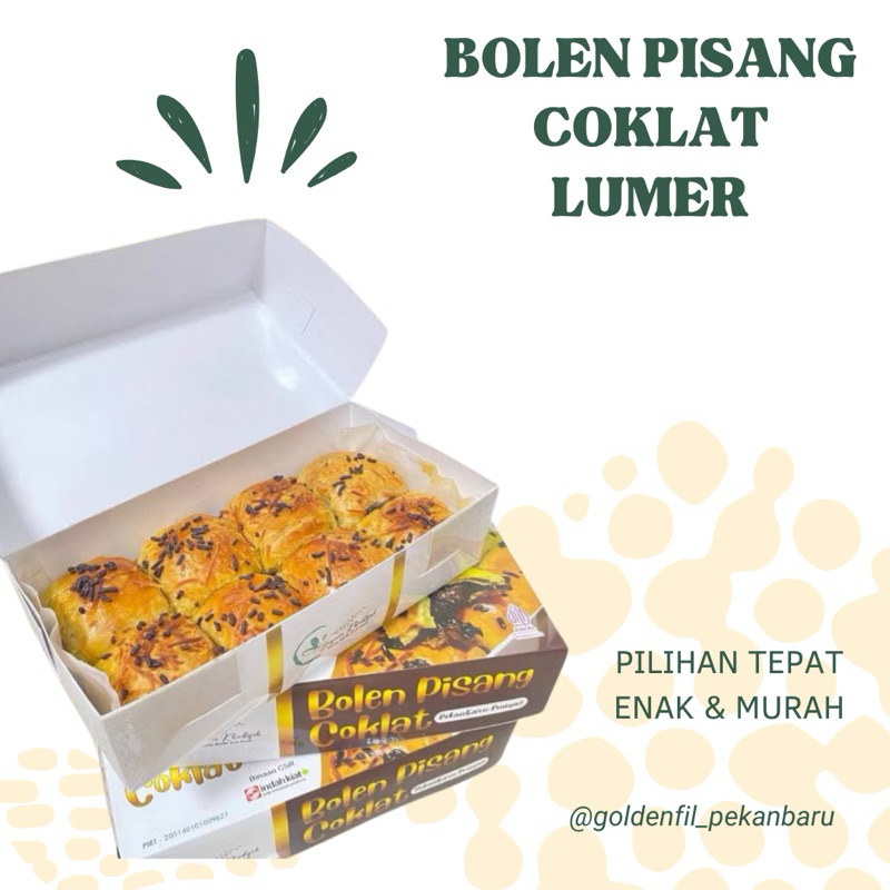 

Bolen pisang coklat lumer isi 8 (FREE BUBLE WRAP)