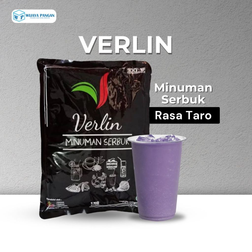 

VERLIN rasa TARO MURAH powder drink minuman bubuk (1kg)