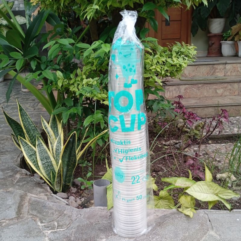 CUP GELAS MERK TOP UKURAN 22 OZ