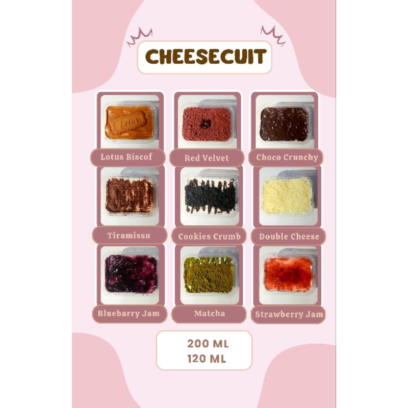 

Cheesecuit By Rawulhomemade Ukuran 200ml