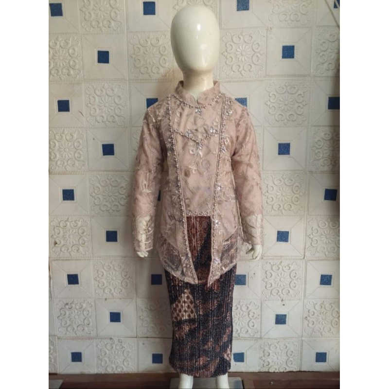 Set Kebaya Anak - Kebaya Kartini Hijab Anak - Kutubaru Hijab Anak - Kebaya Wisuda Anak - Kebaya Anak