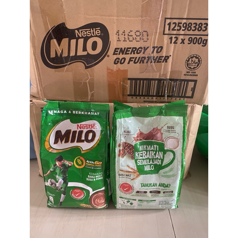 

MILO REFILL 900gr PER DUS ORI 100% M@L@YSIA