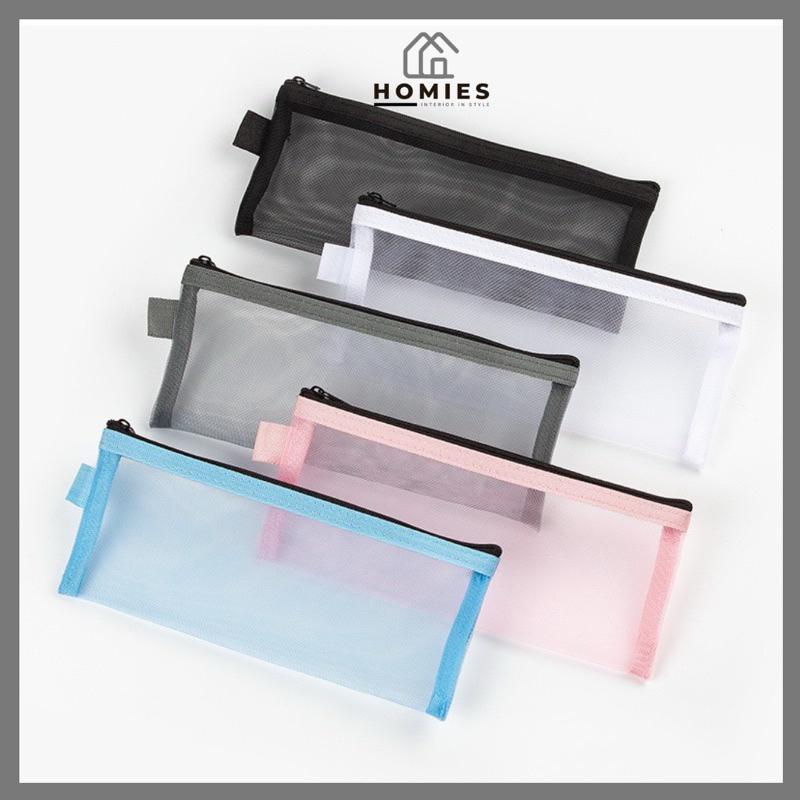 

TEMPAT PENSIL JARING TRANSPARANT / PENSIL CASE JARING TRANSPARANT
