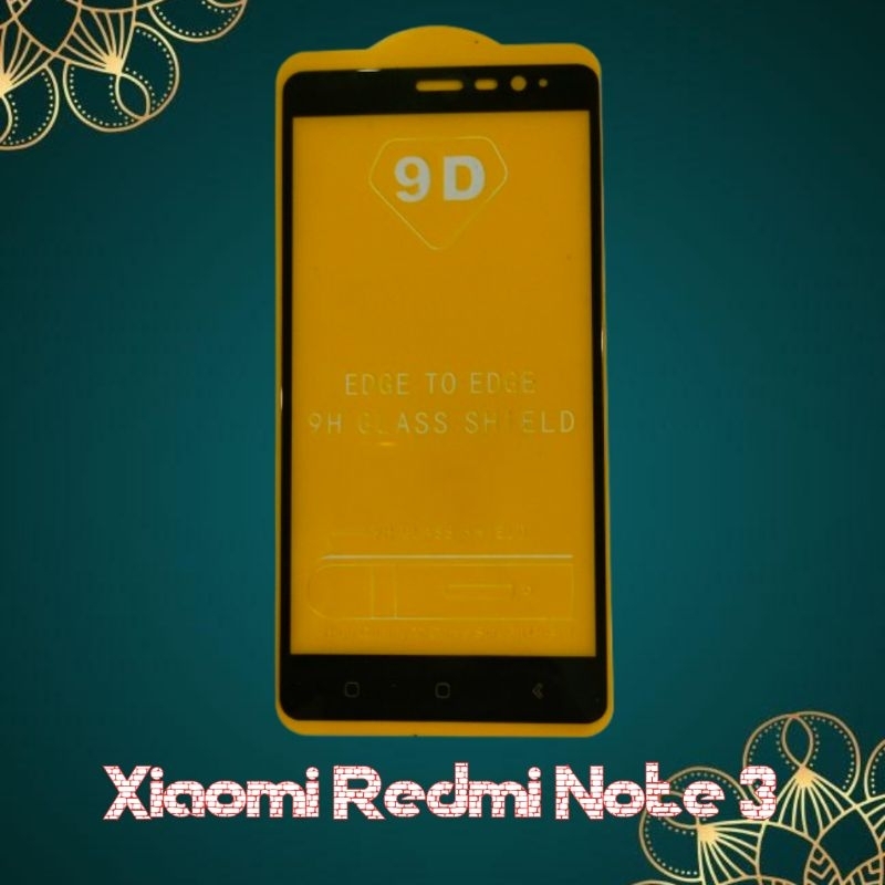 Tempered Glass Xiaomi Redmi Note 3 | TG Pelindung Layar Full Cover 9D