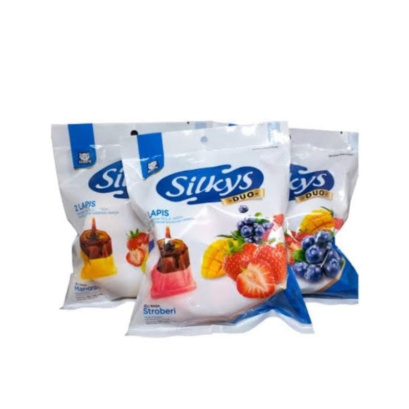 

SILKY'S PUDING 2 LAPIS RASA BUAH (1 BUNGKUS ISI 10 PCS)