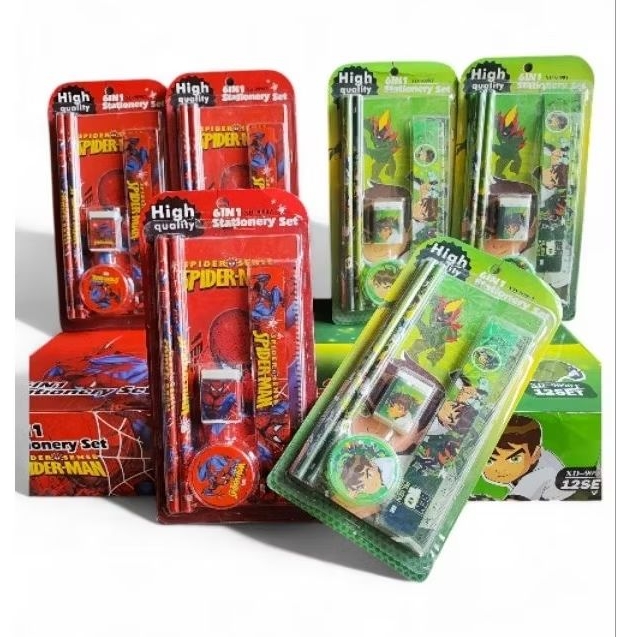 

Paket alat tulis 6in1 NOTES / Alat tulis set karakter / Stationery set + NOTES, XD 9090