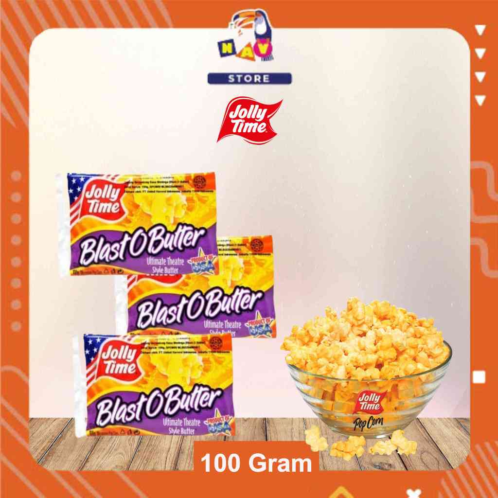 

Paket Pop Corn Jolly Time Butter 100gr - 3pcs