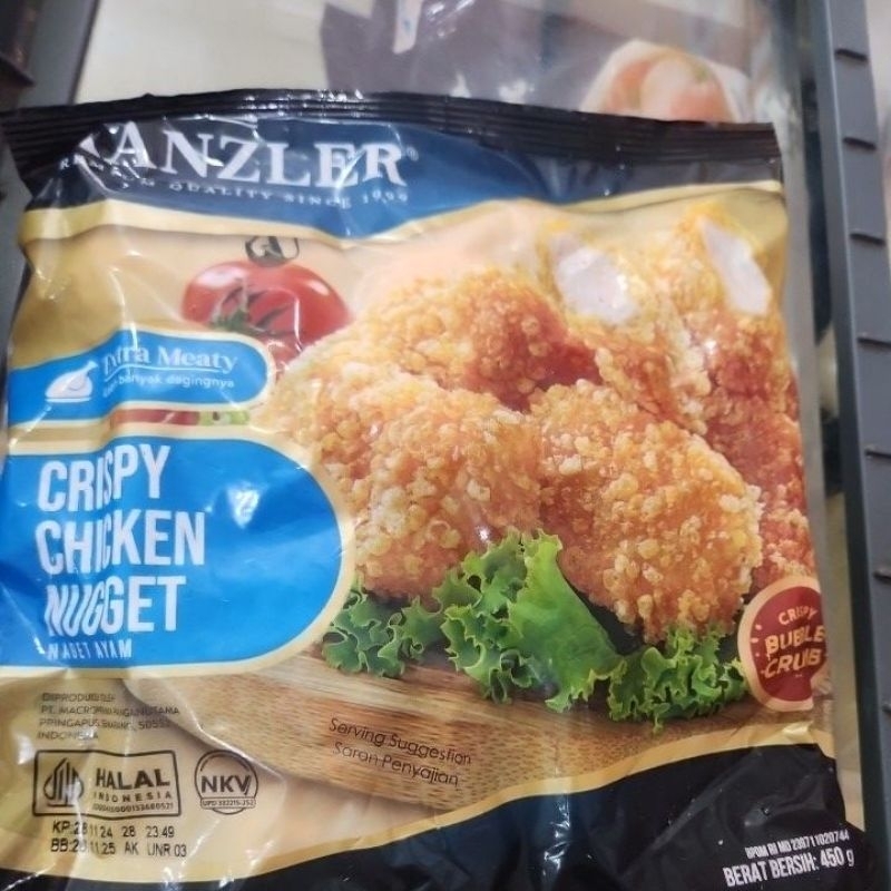 

KANZLER CRISPY CHICKEN NUGGET EXTRA MEATY 450GRAM